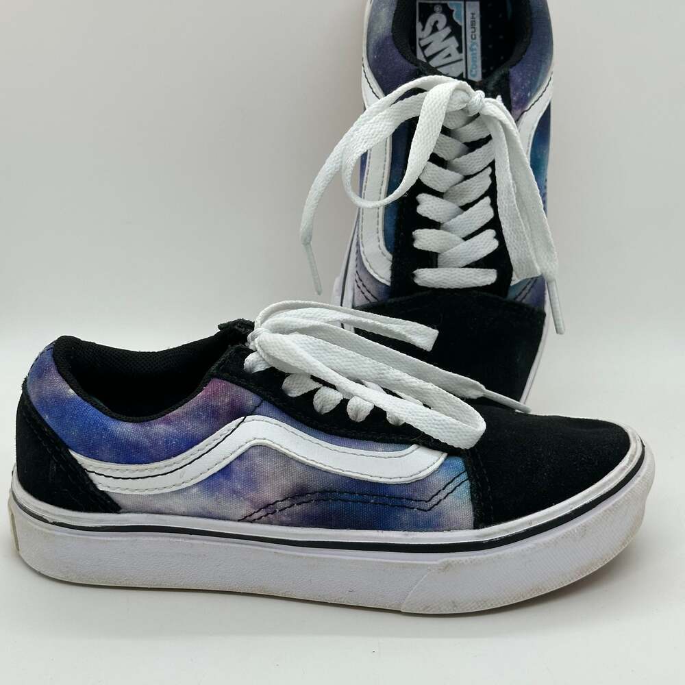 Vans Little Kids Girls' Old Skool Galaxy Print Sneakers Size 13